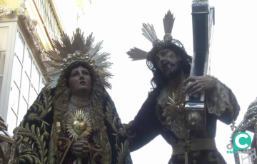 Imágenes del paso de misterio de Afligidos