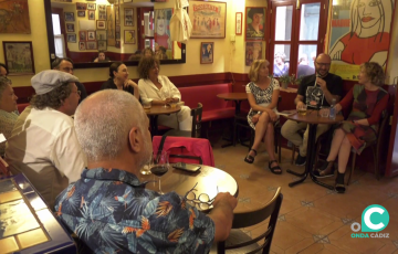 Uno de los actos celebrados en el singular espacio del Café de Levante