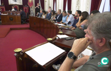 El arco plenario durante la sesión de este viernes