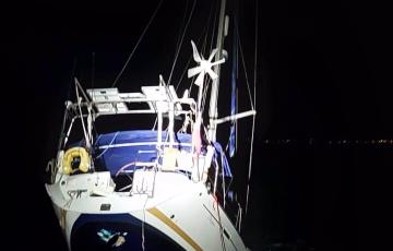 El Bonhomme William desapareciendo entre las aguas.