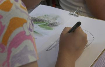 El movimiento Urban Sketchers tiene una gran presencia en la ciudad