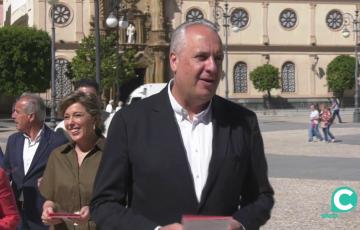 Juan Carlos Ruiz Boix, en la pasada campaña a las elecciones europeas. 