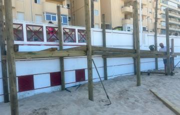 Las obras permitirán que las personas con movilidad reducida puedan acceder a la playa de Cortadura. 