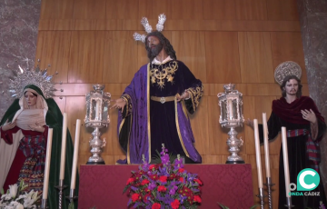 Las imágenes de la Oración en el Huerto en su actual sede de San Severiano. 