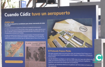 Detalle de uno de los paneles que podrán ser contemplados por los viandantes