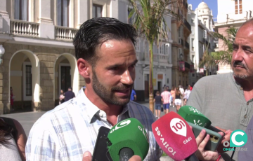 David de la Cruz, portavoz de Adelante Izquierda Gaditana en el Ayuntamiento de Cádiz