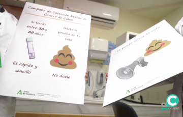 Algunas de las imagenes usadas para difundir y concienciar sobre el proyecto de cribado del SAS.