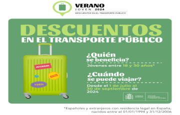 Cartel del programa "Verano joven 2024".