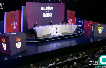 Momento del sorteo en el que se da a conocer el enfrentamiento 