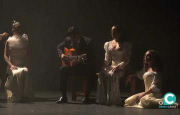 El artista Yeray Cortés durante su recital en el Falla 