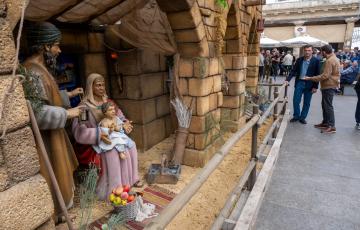 Este Nacimiento es obra de Manuel Jesús Sánchez