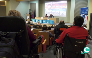 Un momento del acto que contó con numerosa asistencia