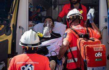 Asistencia sanitaria del 061 en una imagen de archivo