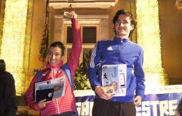 Antoine Godin y Tamara Pérez se hacen con la VII San Silvestre Gaditana.
