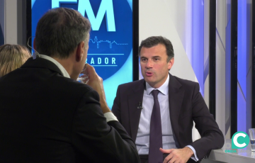 El alcalde de Onda Cádiz, Bruno García, en el programa El Mirador de Onda Cádiz.