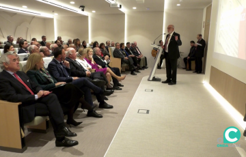 Acto de inauguración de la nueva sede del Colegio de Médicos de Cádiz. 