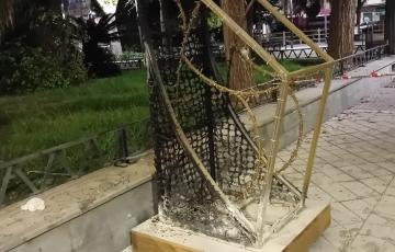 Estado de la instalación afectada una vez sofocado el fuego