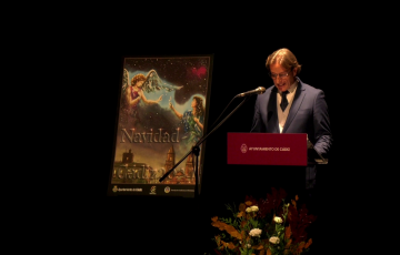 Un momento del acto celebrado en el Teatro del Títere de la Tía Norica.