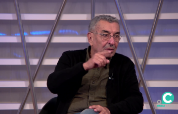 Pettengui participó asiduamente en las tertulias de Onda Cádiz Televisión