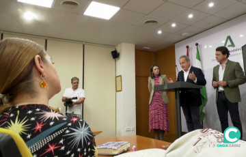 Un momento de la rueda de prensa de la presentación 