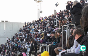 Aspecto del recinto durante el desarrollo del ejercicio