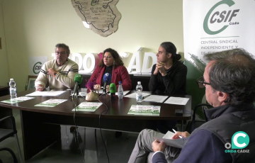 Rueda de prensa con la convocatoria de movilizaciones en la capital de España para el próximo fin de semana