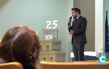 Un momento del acto institucional celebrado este viernes