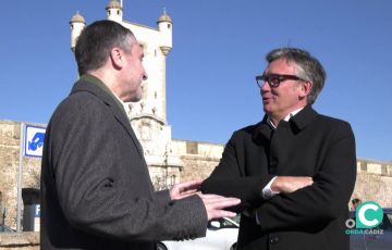 Gavira antes de comparecer ante los medios este viernes