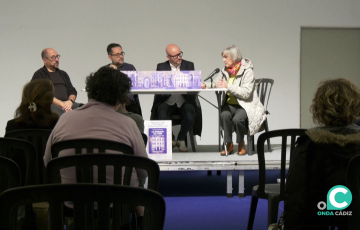 Un momento del acto en el ECCO durante el pasado miércoles