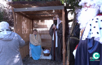 Una de las escenas recreadas en el barrio marinero de la capital gaditana