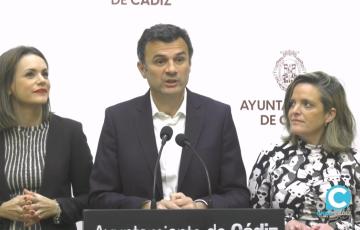 Bruno García interviene durante una rueda de prensa este viernes