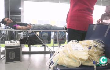 Un donante responde a la convocatoria organizada por el Centro de Transfusión de Tejidos y Células