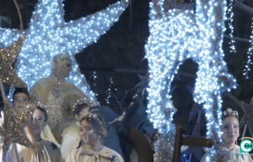 Una de las carrozas de la Cabalgata de Reyes del año 2024.