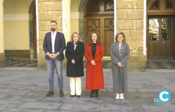 El acto se ha efectuado al mediodía en la Plaza de San Juan de Dios 