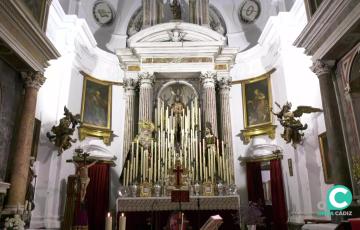 La imagen del Martes Santo en su templo de la calle Ancha