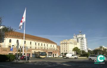 Una imagen reciente de la Plaza de Sevilla