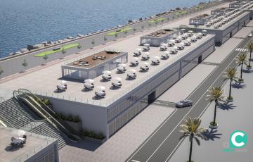 Escala de como está proyectada la nueva edificiación en la capital gaditana