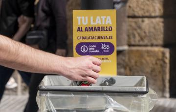 Activada la campaña de reciclaje "Tu Lata al Amarillo" durante el Carnaval