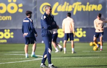 El técnico cadista durante un entrenamiento