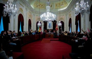 Imagen de la sesión plenaria de este lunes 