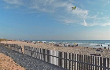 Imagen de la playa vejeriega en una imagen de archivo