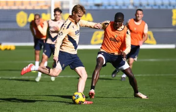 Un momento de la jornada preparatoria celebrada en el lugar del choque del próximo domingo