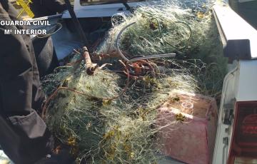 Objeto de la incautación realizada por la Guardia Civil