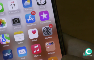 Pantalla de un telefono movil