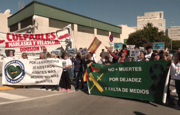Concentración en la Comandancia de la capital gaditana este viernes