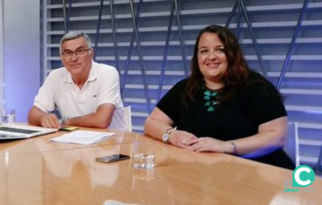 La nueva representante de la formación, durante una intervención en un programa de Onda Cádiz.