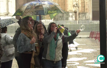 Fuertes lluvias durante el fin de semana en Cádiz. 