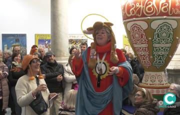 Ana Magallanes en la Casa del Carnaval.