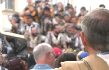 Una imagen del domingo de coros en el primer fin de semana de Carnaval