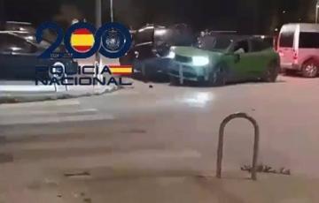 Dos de los vehículos implicados en el altercado